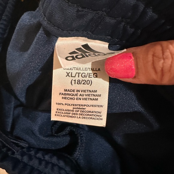 EUC ADUDAS Iconic Jogger Track Pant GOLD\BLUE - Picture 3 of 3